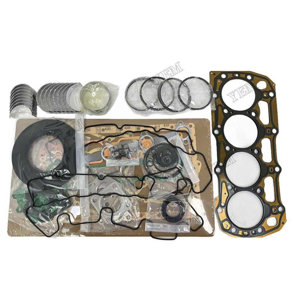 404D-22T 104-22 404C 2.2L 404C-22 Overhaul Re-Ring Kit Fits For Perkins Engine Takeuchi TW50 Comp Wheel Loader